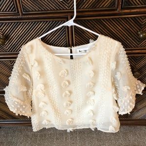 Fun little white blouse